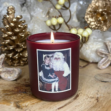 Load image into Gallery viewer, "greatest hits christmas" cd & "hol-le jol-le" candle
