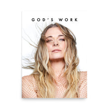 Load image into Gallery viewer, god's work gloss poster