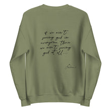 Load image into Gallery viewer, god's work lyric unisex sweatshirt
