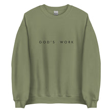Load image into Gallery viewer, god's work lyric unisex sweatshirt