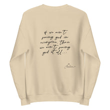 Load image into Gallery viewer, god's work lyric unisex sweatshirt