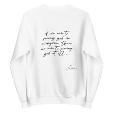 Load image into Gallery viewer, god's work lyric unisex sweatshirt