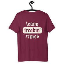 Load image into Gallery viewer, leann freakin' rimes unisex t-shirt