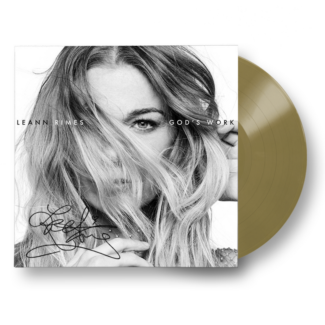 god's work vinyl - signed (limited edition GOLD)