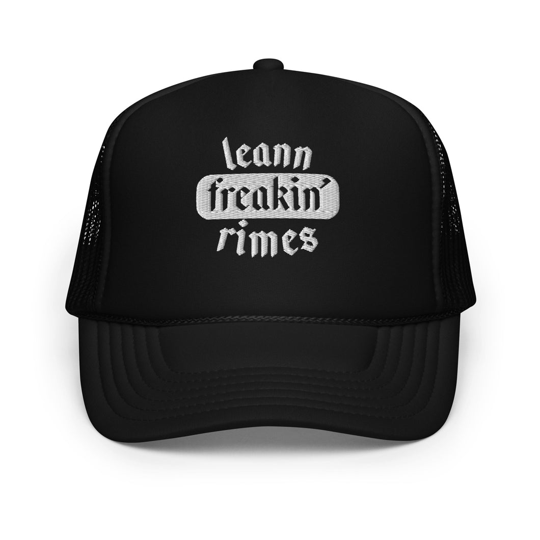 leann freakin' rimes foam trucker hat