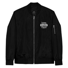 Load image into Gallery viewer, leann freakin&#39; rimes premium recycled bomber jacket
