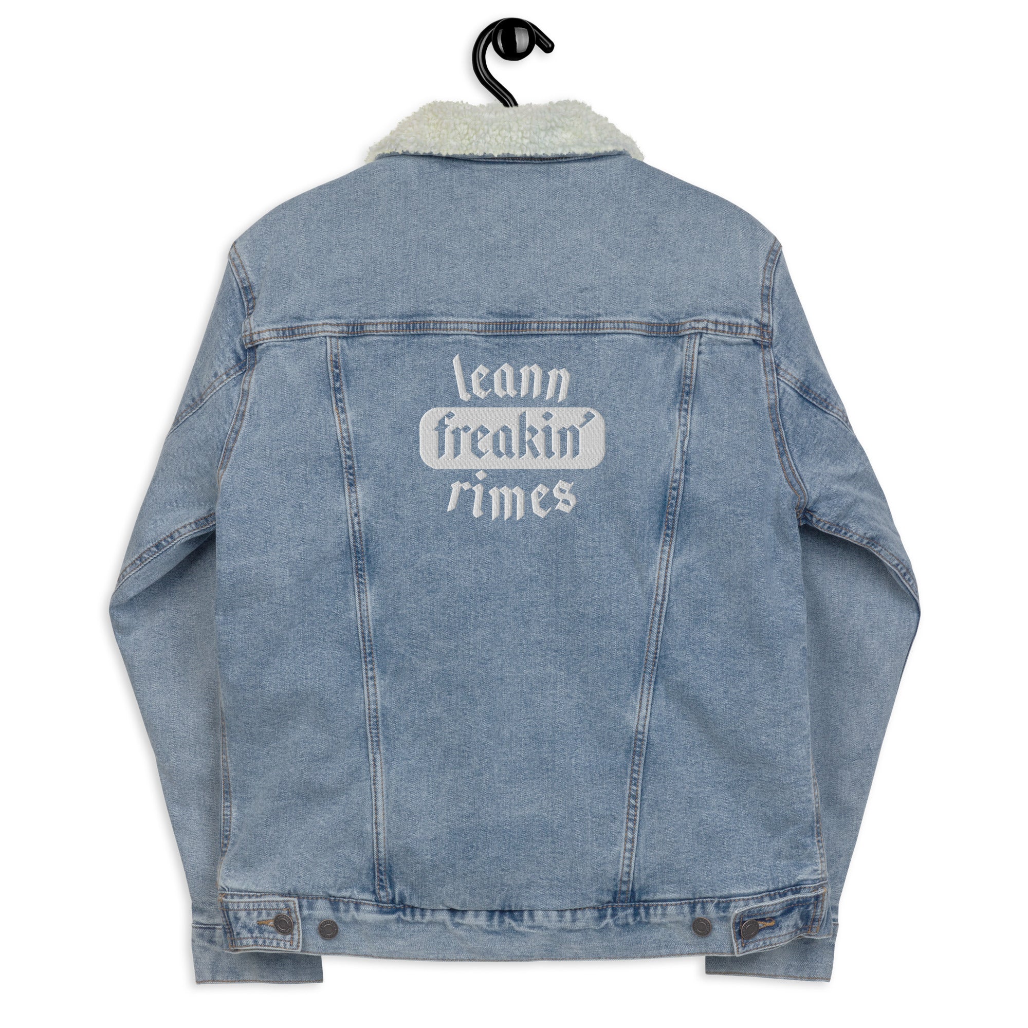 leann freakin' rimes unisex denim sherpa jacket – LeAnn Rimes Official ...