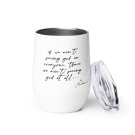 god's work wine tumbler